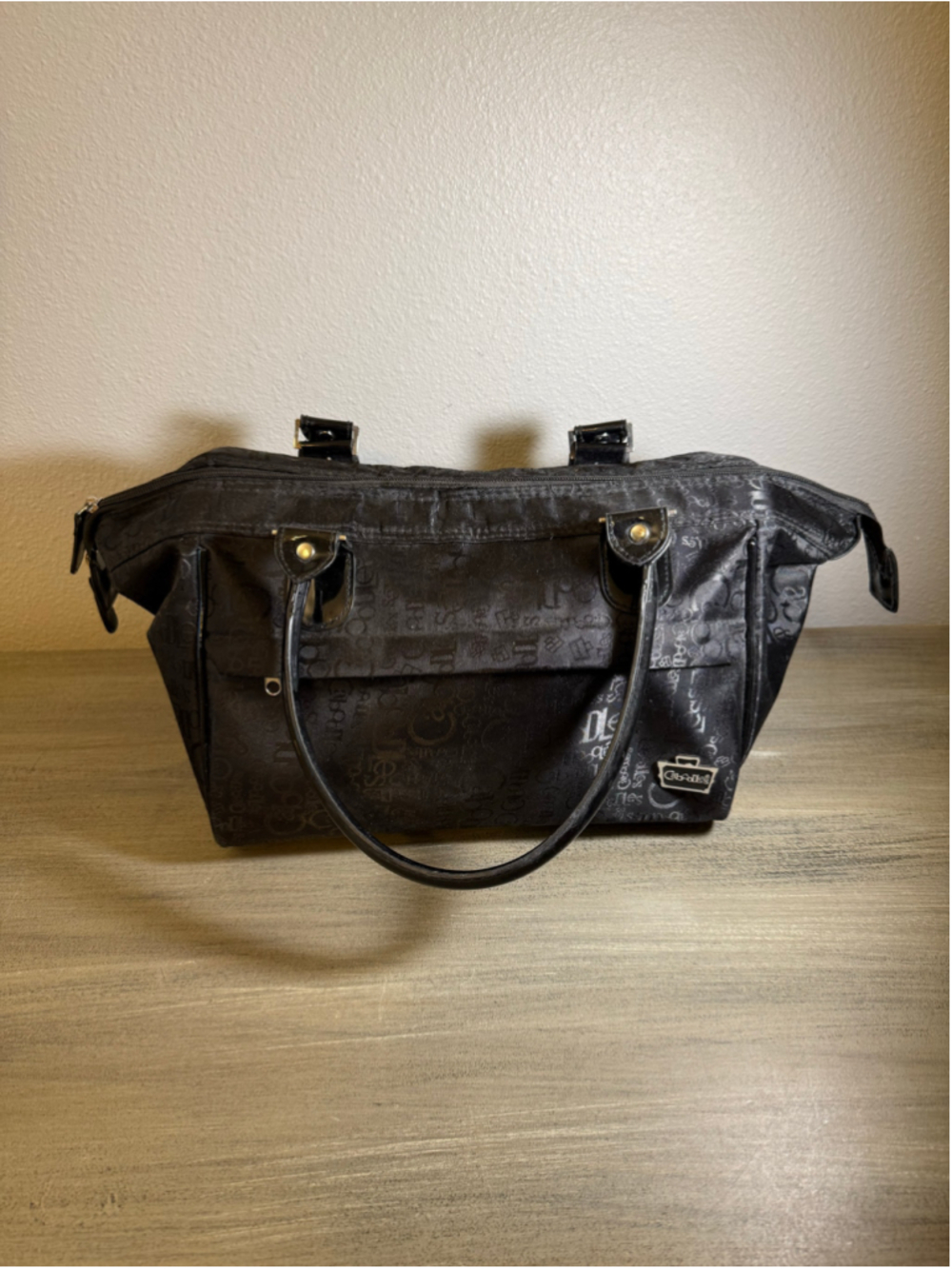 Caboodles Envy Black Doctor Style Makeup Case Travel Cosmetic Bag Like New